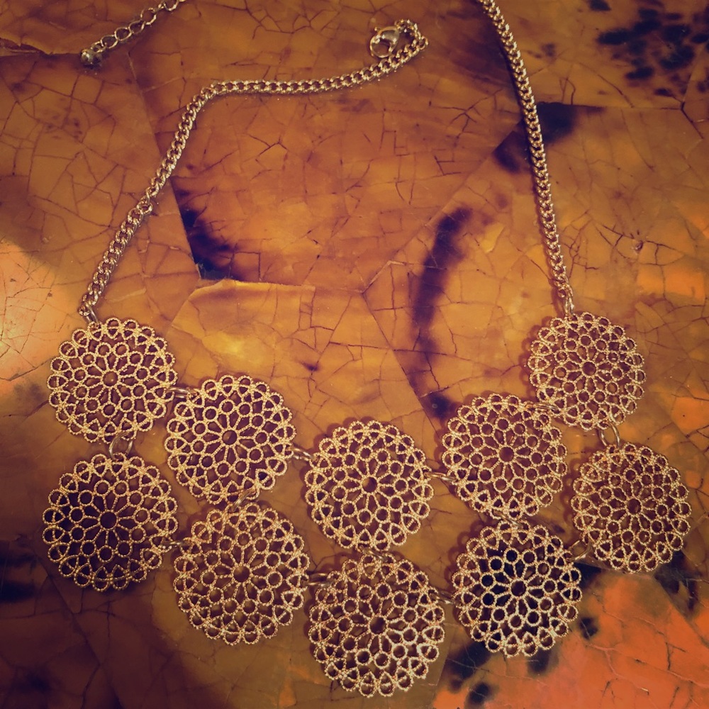 Gold Statement Necklace